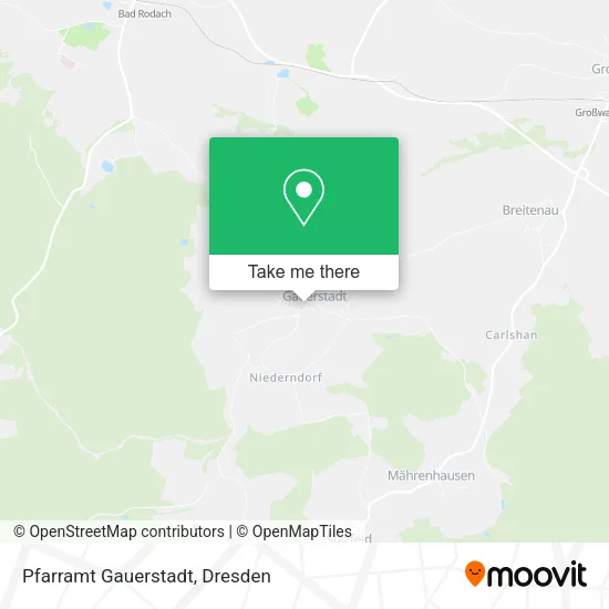 Карта Pfarramt Gauerstadt