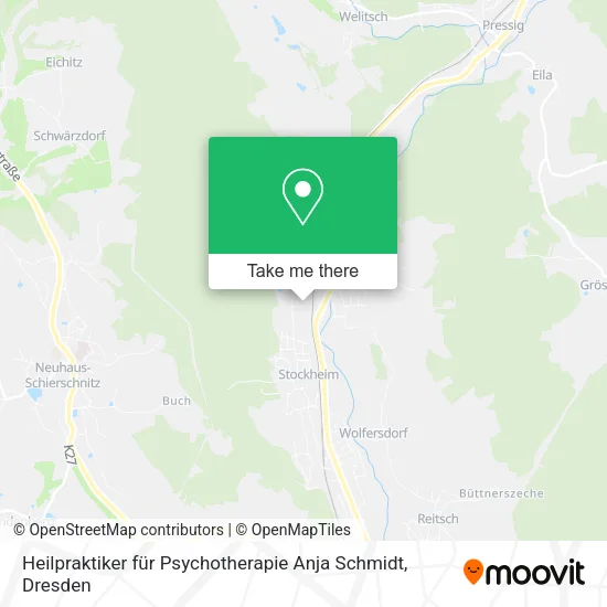 Карта Heilpraktiker für Psychotherapie Anja Schmidt