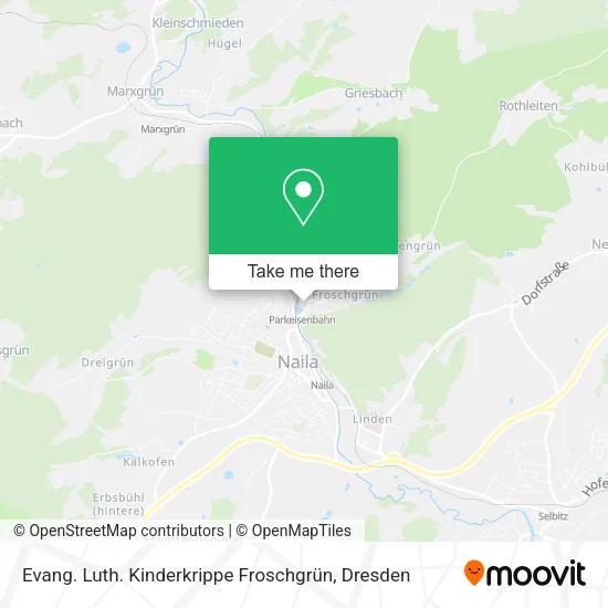 Карта Evang. Luth. Kinderkrippe Froschgrün