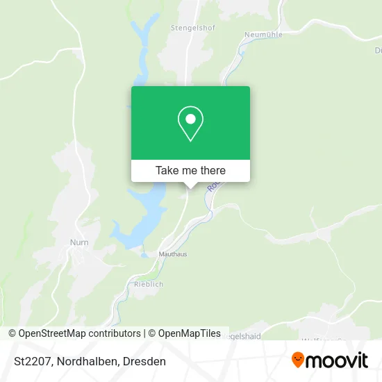 Карта St2207, Nordhalben