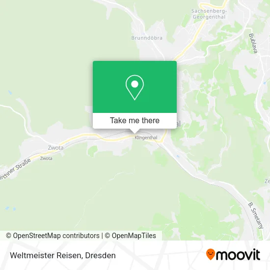 Карта Weltmeister Reisen