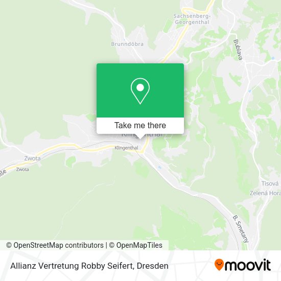 Карта Allianz Vertretung Robby Seifert