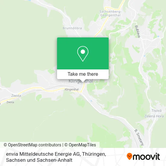 Карта envia Mitteldeutsche Energie AG