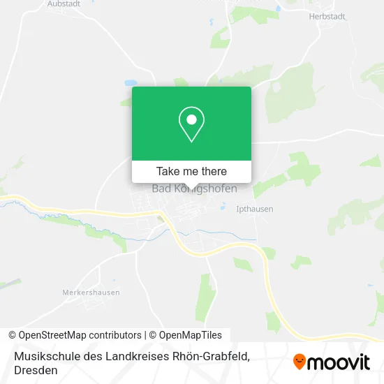 Карта Musikschule des Landkreises Rhön-Grabfeld