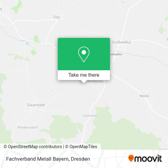 Карта Fachverband Metall Bayern