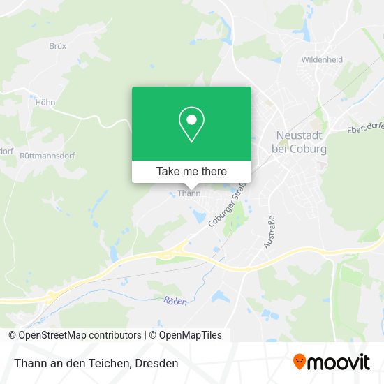 Карта Thann an den Teichen