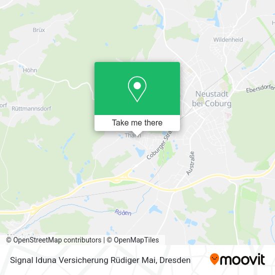 Карта Signal Iduna Versicherung Rüdiger Mai