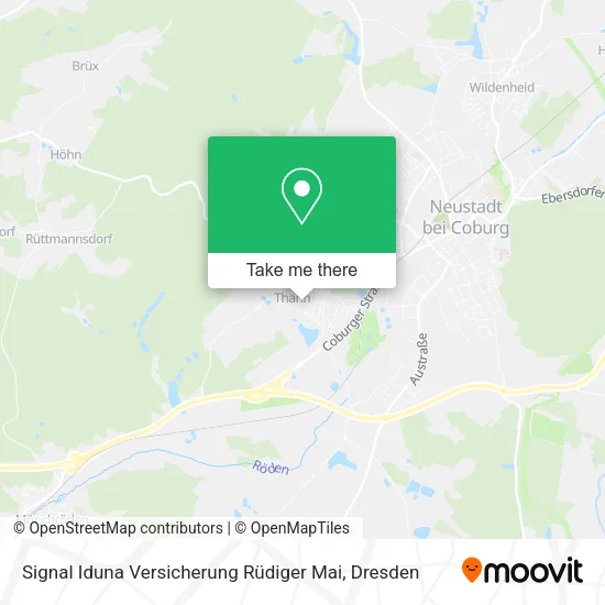 Карта Signal Iduna Versicherung Rüdiger Mai