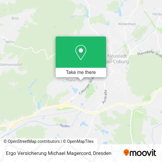 Карта Ergo Versicherung Michael Magercord
