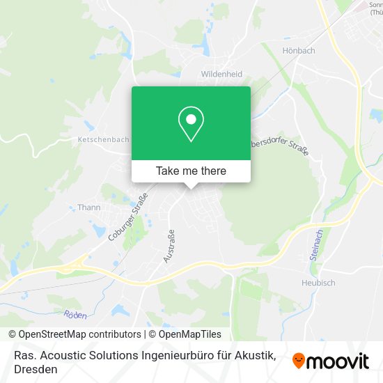 Карта Ras. Acoustic Solutions Ingenieurbüro für Akustik