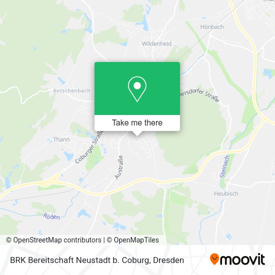 Карта BRK Bereitschaft Neustadt b. Coburg