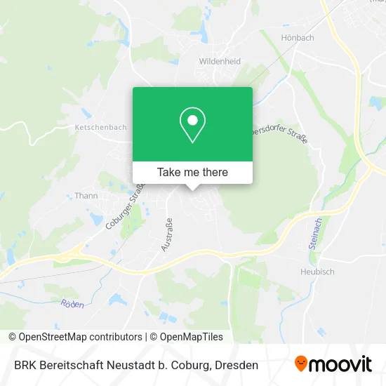 Карта BRK Bereitschaft Neustadt b. Coburg