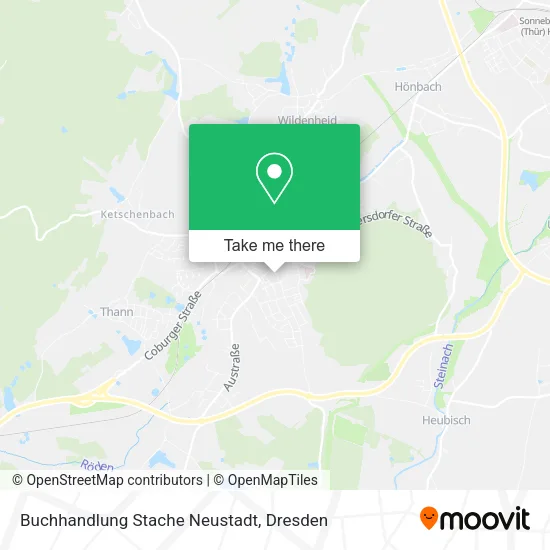 Карта Buchhandlung Stache Neustadt