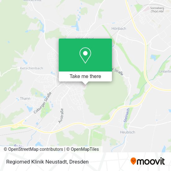 Карта Regiomed Klinik Neustadt