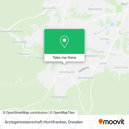 Карта Ärztegenossenschaft Hochfranken