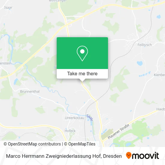 Карта Marco Herrmann Zweigniederlassung Hof