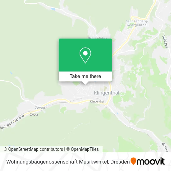 Карта Wohnungsbaugenossenschaft Musikwinkel