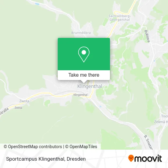 Карта Sportcampus Klingenthal
