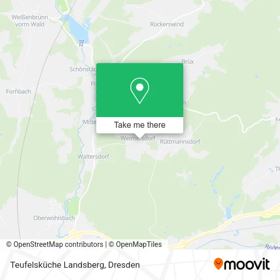 Карта Teufelsküche Landsberg