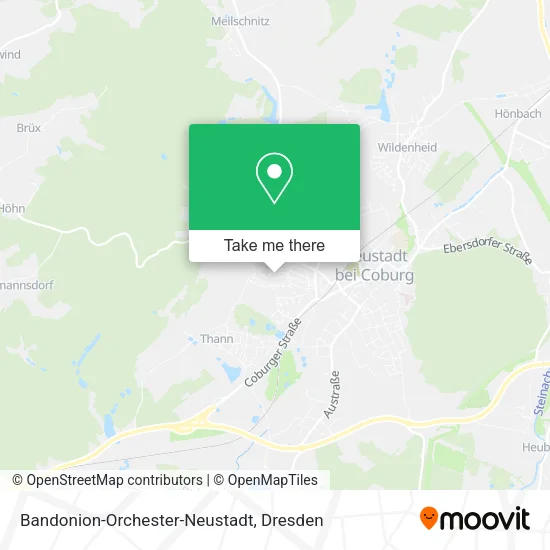 Карта Bandonion-Orchester-Neustadt