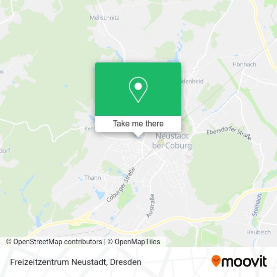 Карта Freizeitzentrum Neustadt