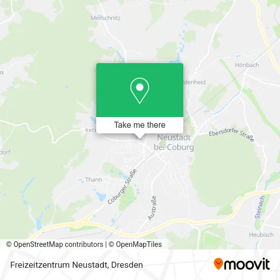 Карта Freizeitzentrum Neustadt