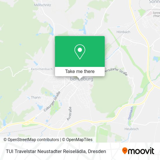 Карта TUI Travelstar Neustadter Reiselädla