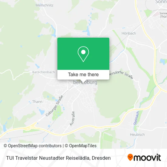 Карта TUI Travelstar Neustadter Reiselädla