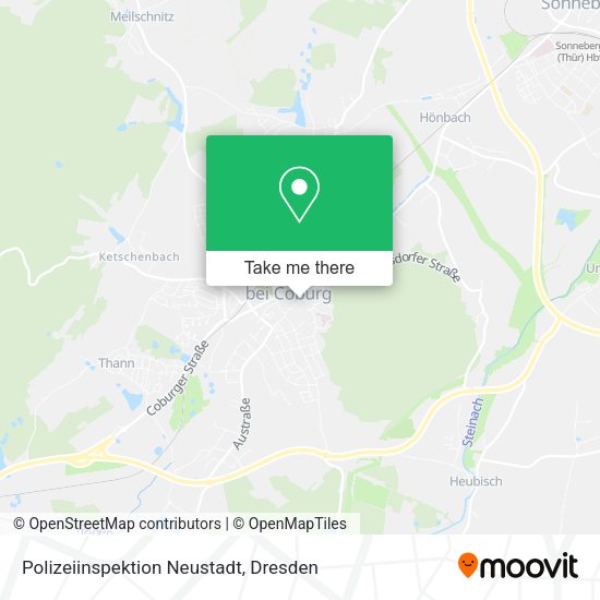 Карта Polizeiinspektion Neustadt