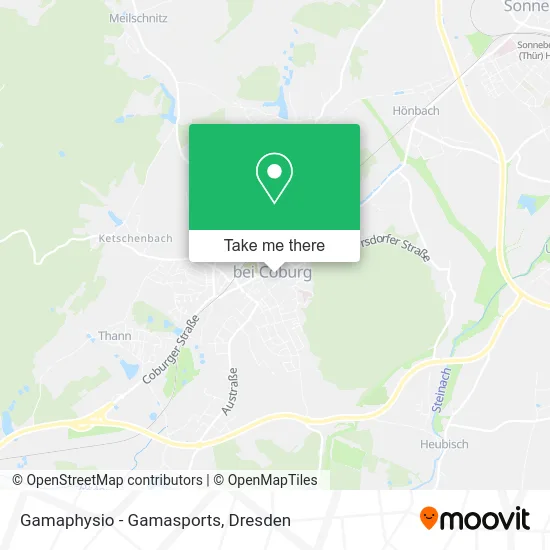 Карта Gamaphysio - Gamasports