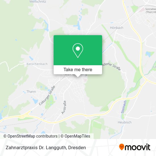 Карта Zahnarztpraxis Dr. Langguth
