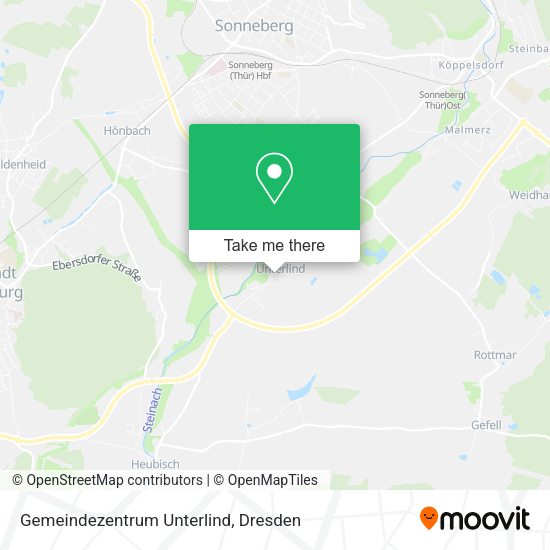 Карта Gemeindezentrum Unterlind