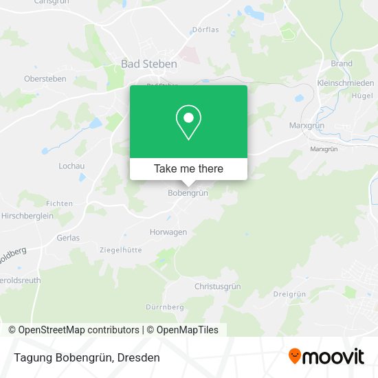 Карта Tagung Bobengrün