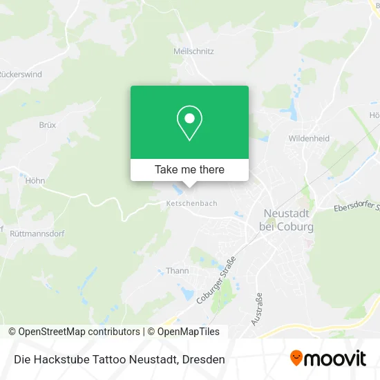 Карта Die Hackstube Tattoo Neustadt