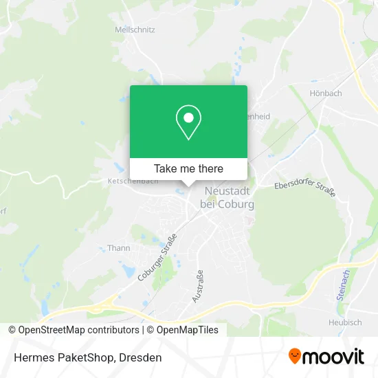 Карта Hermes PaketShop