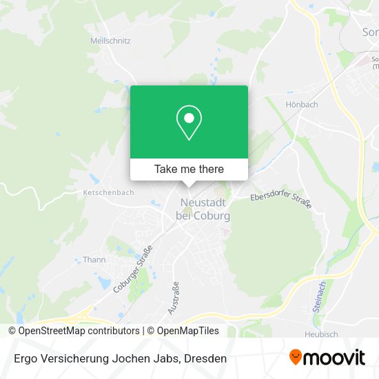 Карта Ergo Versicherung Jochen Jabs