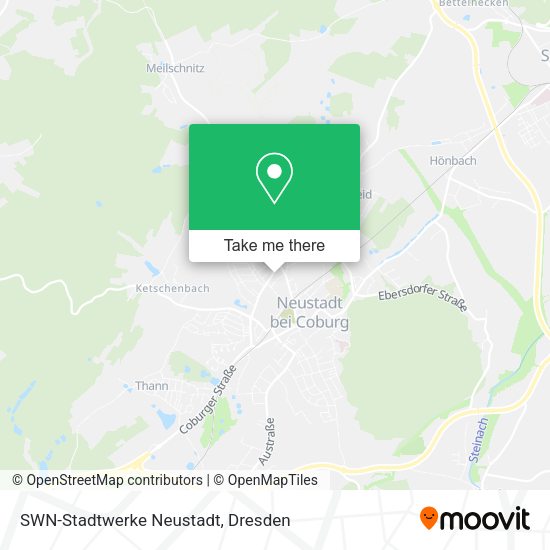 Карта SWN-Stadtwerke Neustadt