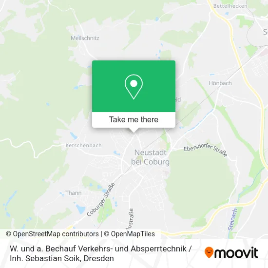 Карта W. und a. Bechauf Verkehrs- und Absperrtechnik / Inh. Sebastian Soik