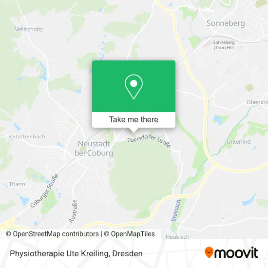 Карта Physiotherapie Ute Kreiling
