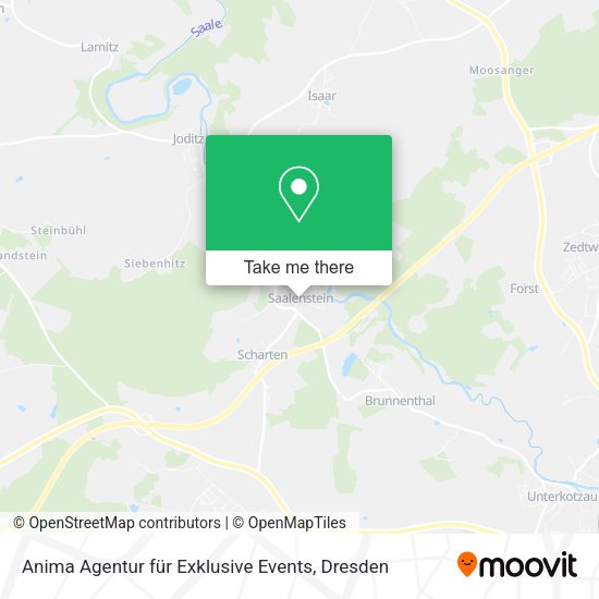 Карта Anima Agentur für Exklusive Events