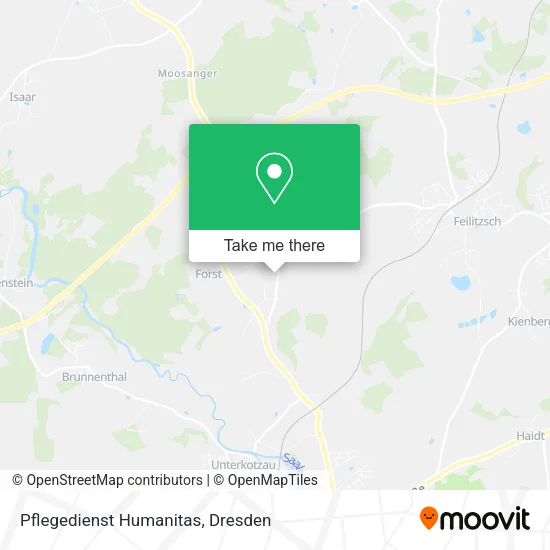 Карта Pflegedienst Humanitas