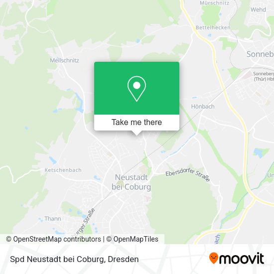 Карта Spd Neustadt bei Coburg