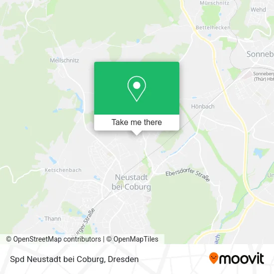 Карта Spd Neustadt bei Coburg