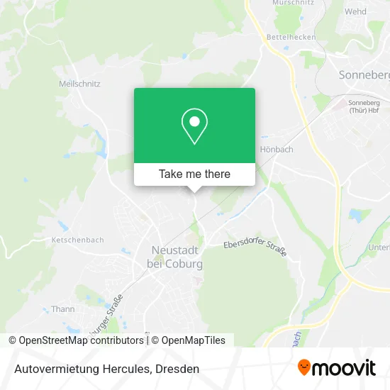 Карта Autovermietung Hercules