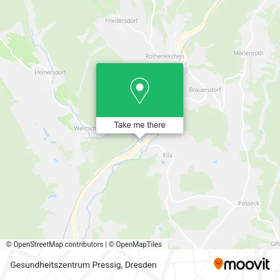 Карта Gesundheitszentrum Pressig