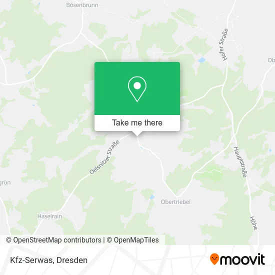 Карта Kfz-Serwas