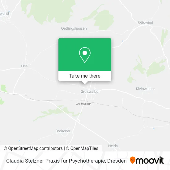 Карта Claudia Stelzner Praxis für Psychotherapie