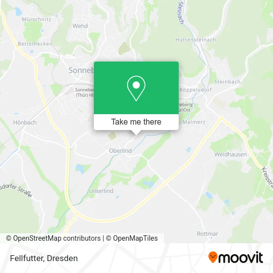 Карта Fellfutter