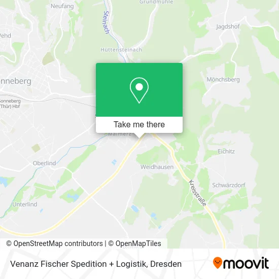 Карта Venanz Fischer Spedition + Logistik