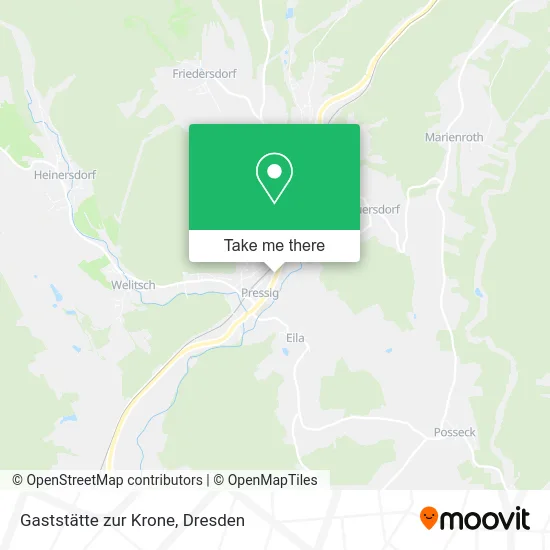 Карта Gaststätte zur Krone